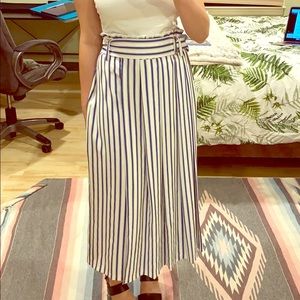 Pants? Skirt? Striped pants!